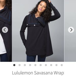 Lululemon | Savasana Wrap in Black size 10
